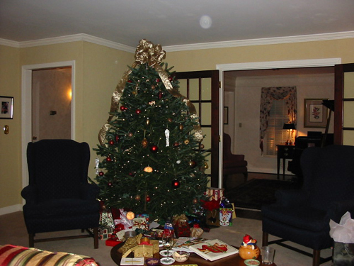 2003 12 Tree on Christmas Eve