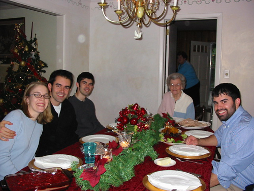 2003 12 Dinner at Donna's
