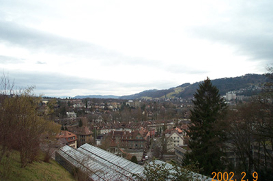 View of lower city
